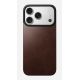 5. NOMAD Magnetische Lederrückseite - Magnetische Hülle für iPhone 18 Pro / 17 Pro, kompatibel mit MagSafe, Horween-Leder (rustikales Braun)