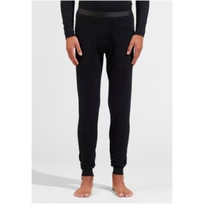 3. Odlo Herren Leggings BL BOTTOM Long MERINO 200 Größe M Schwarz