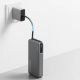 5. Cuktech CUKP200NGLDG 55W 20000mAh Powerbank mit integriertem USB-C-Kabel - Grau