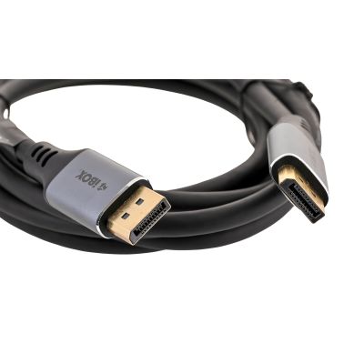 3. DisplayPort-Kabel 4K 60 Hz, vergoldeter Stecker, 3 m