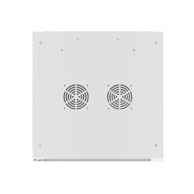 5. Lanberg WF01-6622-10S einteiliger Schrank (22 HE; 1080 mm / 600 mm / 600 mm; Wandmontage; Glas; 19 Zoll; grau)