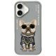 Nimmy Glasses Cool Dog iPhone 16 Hülle - Grau