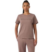Champion Damen Kurzarm-T-Shirt Dunkelbeige 119125 MS513