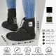 2. Perletti wasserdichte niedrige Schuhüberzieher, Größe M