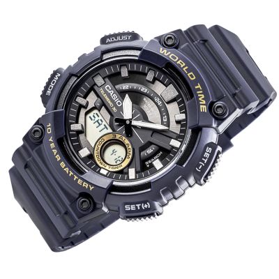 2. CASIO Gerton AEQ-110W-2AVDF Herrenuhr + Box