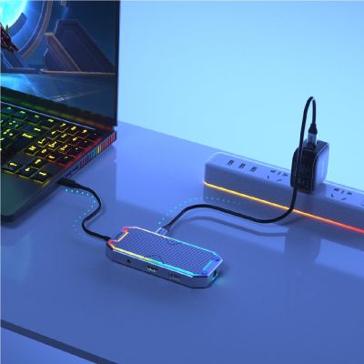6. UNITEK HUB USB-C, HDMI 2.0, RJ45, 3,5-mm-Klinke, PD 100W