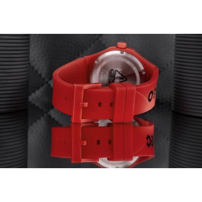 4. HUGO Lit For Him Herrenuhr Rot 1530346 + Box