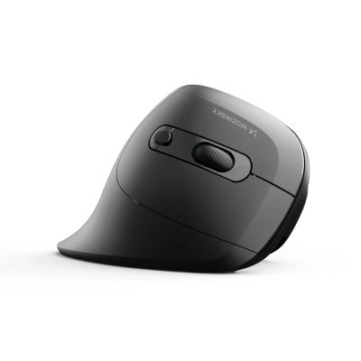 4. Wozinsky WWM-1076 Kabellose, vertikale, ergonomische Maus, 3600 DPI – Schwarz
