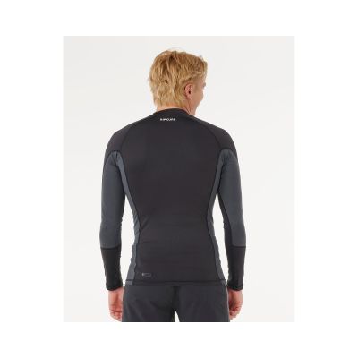 3. Lycra RIP CURL WAVES UPF PERF L/S schwarz