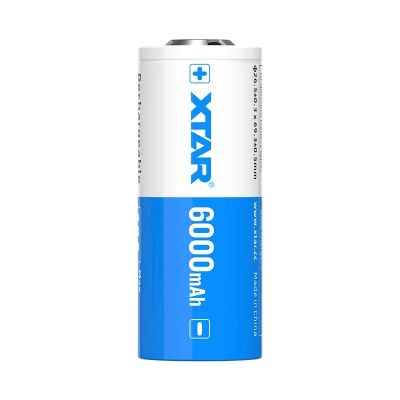 4. XTAR AKKU 26650 3,6V LI-ION 6000 MAH MIT SCHUTZ 26650-6000