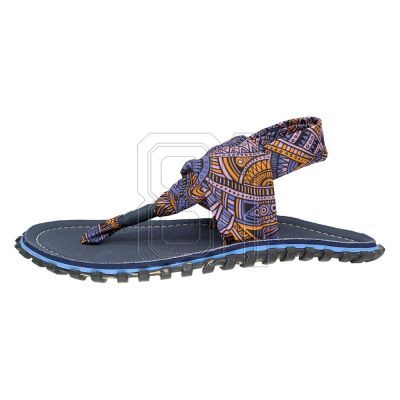 3. Gumbies Slingback Flip-Flops W G-SB-WN-AZTEC