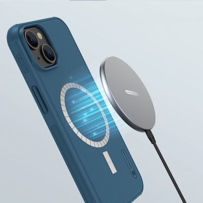 8. Nillkin Super Frosted Shield Pro Magnetische Hülle für iPhone 14 Plus mit MagSafe magnetischem Schwarz
