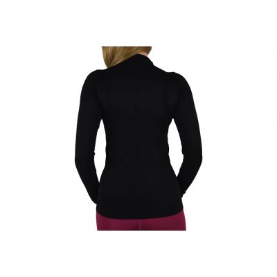 3. GymHero Langarm-Nahtloses T-Shirt W 766-SCHWARZ
