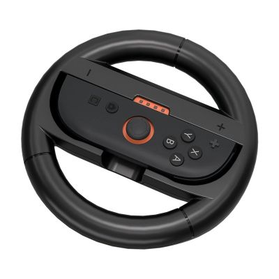 3. Rennlenkrad für Nintendo Switch 2 Joy-Con Controller (2er-Pack) – Schwarz