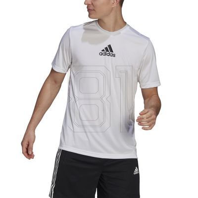 2. adidas Primeblue Designed to Move T-Shirt M GM2135
