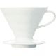 Keramik-Filtertrichter V60-02 HARIO weiß