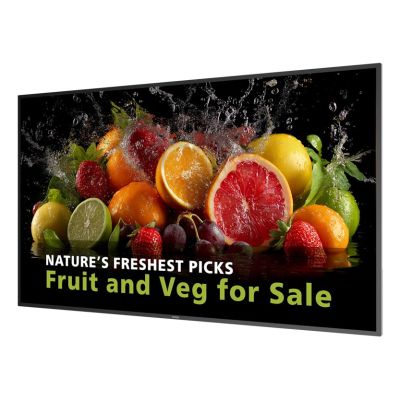 Philips Digital Signage-Display der Serie 5000, Modell 75BDL5050D/00, 190,5 cm (75 Zoll), LCD, Wi-Fi, 600 cd/m² Full HD, Schwarz, integrierter Android-Prozessor