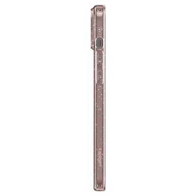 8. Spigen Liquid Crystal Glitter Hülle für iPhone 15 Plus – rosa und transparent