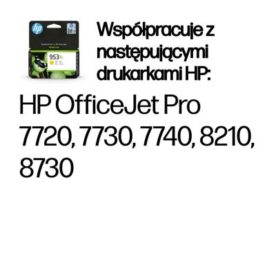 7. HP Tintenpatrone Nr. 953XL Gelb F6U18AE