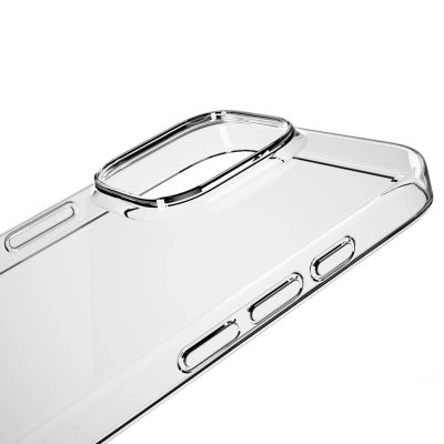 8. Puro 03 Nude Silikonhülle für iPhone 16 Pro Max – transparent