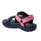 3. Lee Cooper Kinderschuhe Mädchen Klettverschluss Sandalen für Sommer Strand Marineblau Rosa