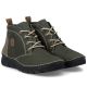 4. Gefütterte grüne Damen-Ankle-Boots aus Leder von Rieker (Modell 55036-54)