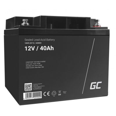 GREEN CELL GEL-BATTERIE AGM22 12V 40AH