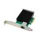 4. LevelOne GB PCIe4x 1xRJ45 10Gbps Netzwerkkarte Grün