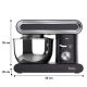 11. ELDOM PLANETARROBOTER WRK1400 RETTI 1400W MAX. LEISTUNG 1900W SCHWARZE SCHALE 6,2 L LANGSAMSTART