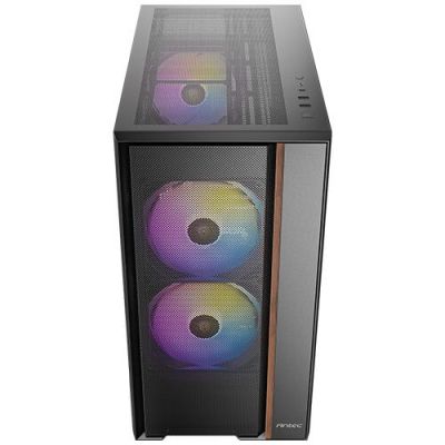 17. Antec FLUX REAR Midi-Tower, Schwarz
