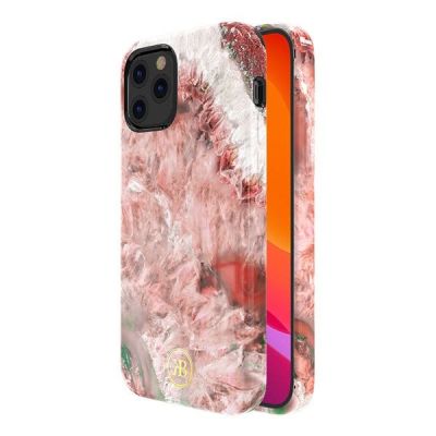 2. Kingxbar Agate-Serie mit einem roten Achat-Aufdruck für das iPhone 12 mini