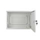 11. Lanberg Rack-Schrank, Wandmontage, 19" 4U+3U, 540x200, flaches Profil, grau (montiert)