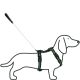 3. Hundegeschirr mit reflektierendem Band, Größe 42-53 cm, klein, mit Leine
