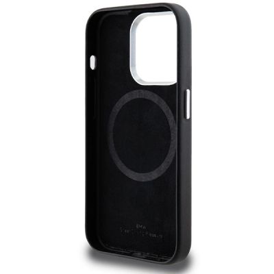 7. BMW Signature Wrapped Metal MagSafe Hülle für iPhone 14 Pro – Schwarz