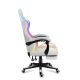 16. Huzaro Force 4.7 RGB Weißer Gaming-Stuhl