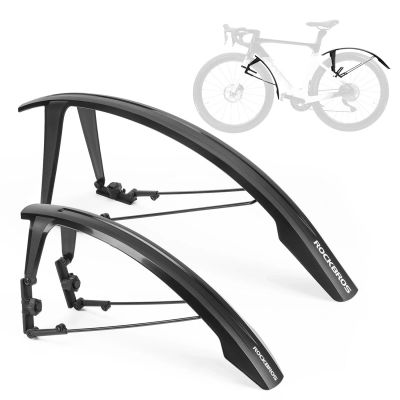 2. Rockbros FK-892 Offroad-Fahrradschutzbleche, verstellbar – Schwarz