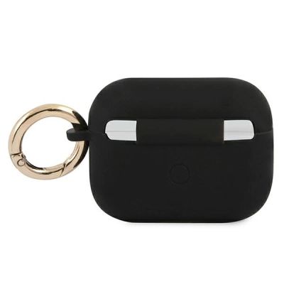 2. Guess GUAPSSSK AirPods Pro Cover schwarz/schwarz Silikon Vintage Script