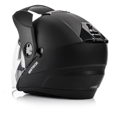 12. Meteor Hekato M Motorradhelm 57-58 cm schwarz