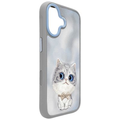5. Nimmy Big Eyed Pet 2.0 Katzenhülle für iPhone 17 - Grau