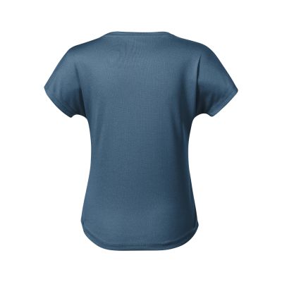 3. Zoom-T-Shirt für Damen (dunkelblaue Denim-Melange)