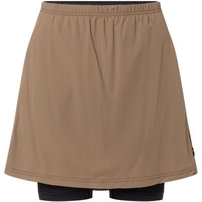 Damenrock SUPER.NATURAL Hiking Skirt, braun