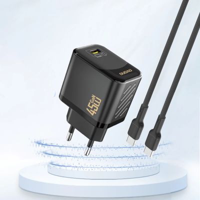 2. Dudao A28 45W GaN USB-C Wandladegerät - Schwarz