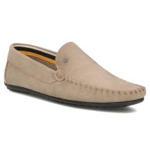 Herren-Ledermokassins in Beige, Filippo MP923