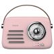 SAVIO Tragbares Radio Pink RS-03