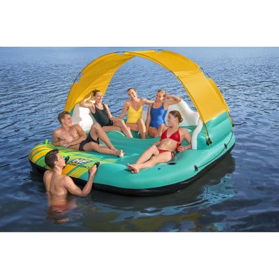 16. Bestway 43407 Pool- und Strandinsel, mehrfarbig, einfarbig, PVC
