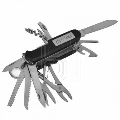 Tatron AZYMUT Taschenmesser - 25 Werkzeuge + Holster, 90mm schwarz ( HK20017BL )