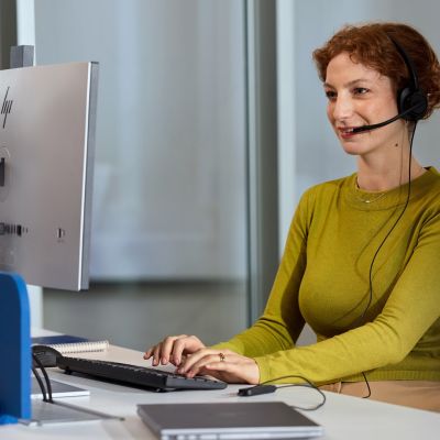 113. HP Poly Mission 415 Mono-USB-Kabel-Headset
