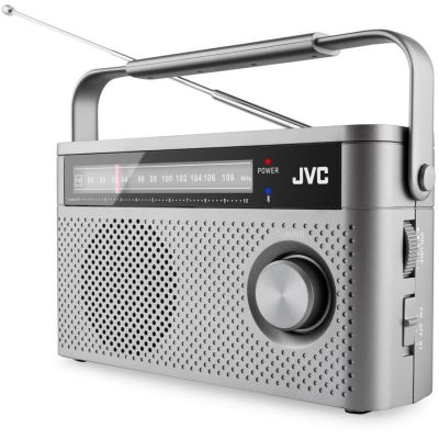 2. JVC Tragbares Radio RA-E315G Grau