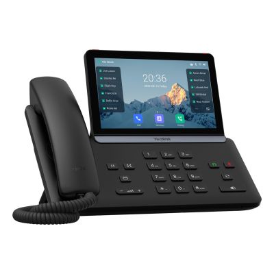 2. Yealink T88W VoIP-Telefon, schwarzes LCD-Display