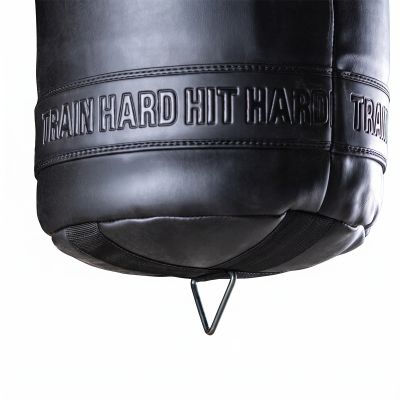 4. PREMIUM Boxsack + Ring SBRX Schwarz Leer - 150 cm | DBX Bushido